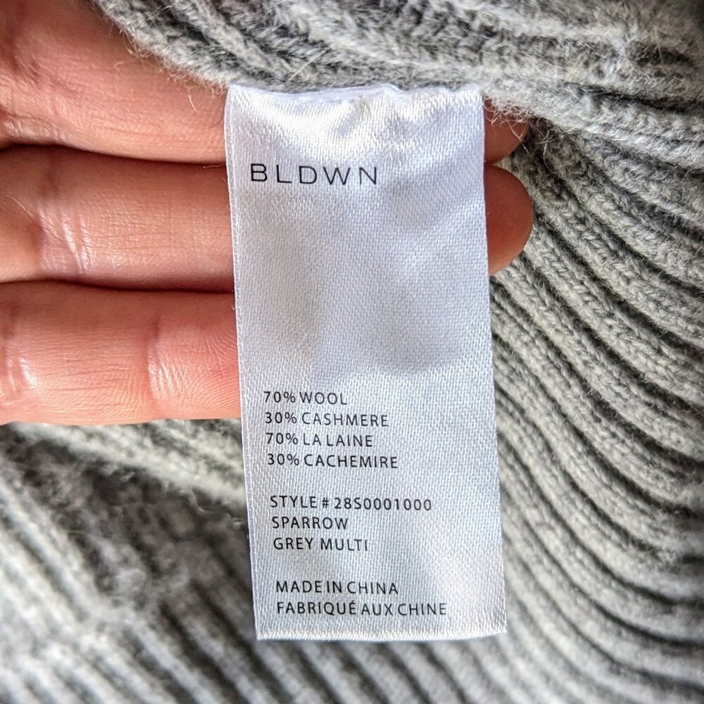 Bldwn Sparrow Cardigan In Grey Multi Wool Cashmer… - image 8